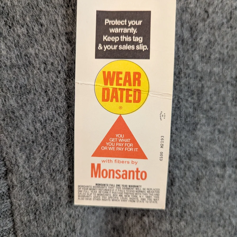 Argyle Patterned Gray and Red Vest - Picture 5 of 5